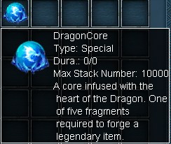 Legendary item step 1